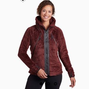 Kuhl Flight Jacket/Sherpa Maroon/Brown S